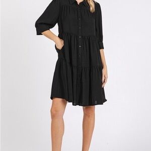 New Mittoshop Black Mini Dress M